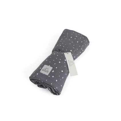 NANAMI Swaddle 100 x 135 cm Dot Grey