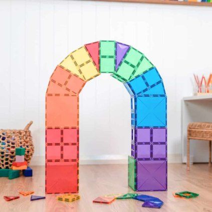 CONNETIX Magnetická stavebnice Rainbow Starter Pack 60 ks