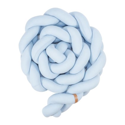 BEEMY Copánkový mantinel do postýlky Light Blue