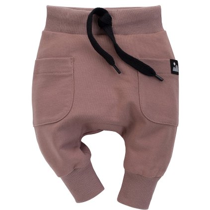 PINOKIO Dreamer Tepláky se sníženým sedem Dark Beige
