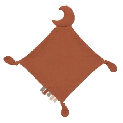 LÄSSIG Baby Comforter Little Universe Moon rust