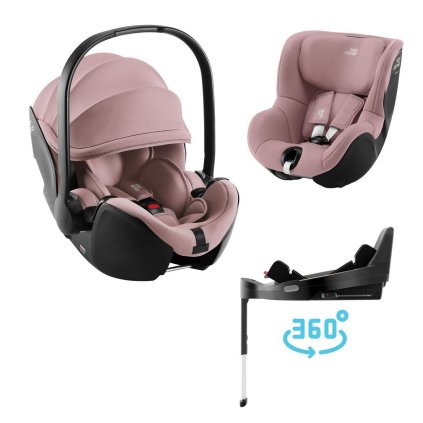 RÖMER Baby-Safe Pro + Vario Base 5Z + Dualfix 5Z Dusty Rose