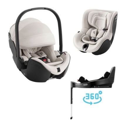 RÖMER Baby-Safe Pro + Vario Base 5Z + Dualfix 5Z Soft Taupe