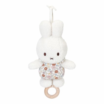 LITTLE DUTCH Hudební králíček Miffy Vintage Kytičky