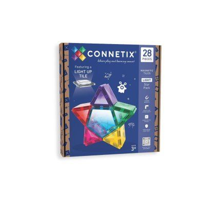 CONNETIX Magnetická stavebnice Light Star Pack 28 ks