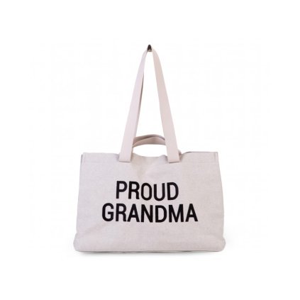 CHILDHOME Cestovní taška Grandma Canvas Off White