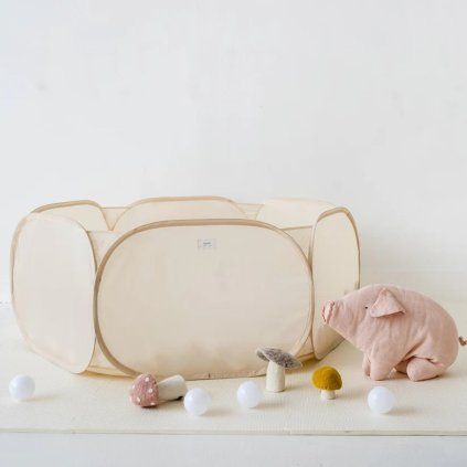 3 SPROUTS Suchý bazének Recycled Solid/Beige