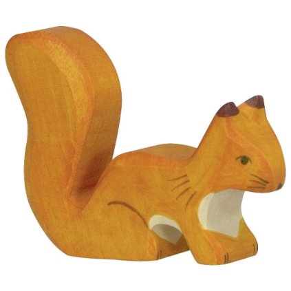 HOLZTIGER Dřevěná figurka Veverka