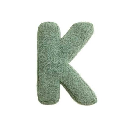MEALINI Plyšové písmeno Grün K