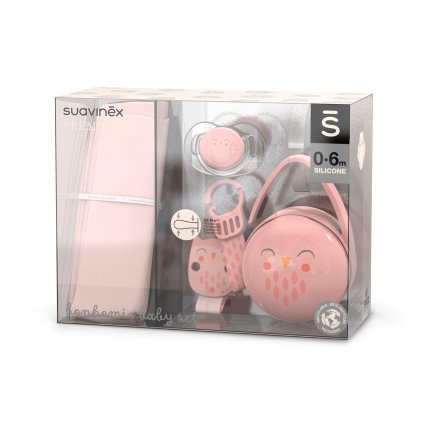 SUAVINEX Bonhomia Dárkový Baby set Růžový