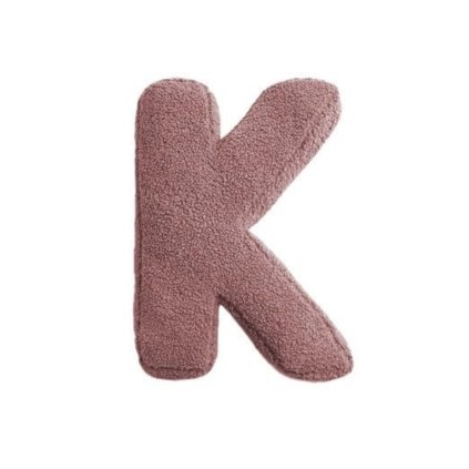 MEALINI Plyšové písmeno Rose K