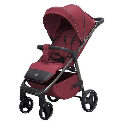 CARRELLO Bravo Sportovní kočárek Black Chrome Persian Red