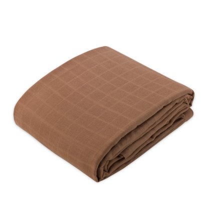 BABY BELLO Plenka Swaddle 120 x 120 cm Tawny Birch