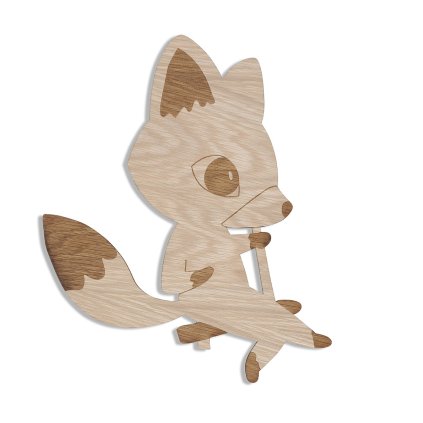 MASELIVING Nástěnná lampička Fox Oak