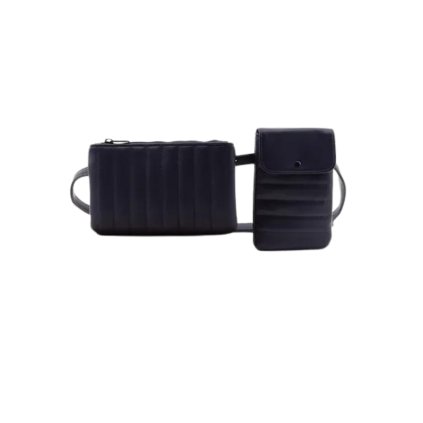 MONK & ANNA Yuki Taška/Ledvinka s páskem a pouzdrem na telefon Midnight