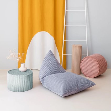 WIGIWAMA Bubblegum Lounger Sedací vak Blueberry Blue