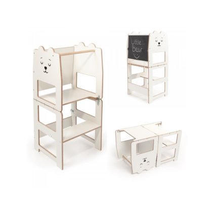 CRAFFOX Multifunkční učící věž Medvěd bílý