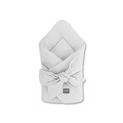 SLEEPEE Mušelínová zavinovačka Dark Grey Světle Šedá