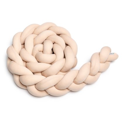 T-TOMI Pletený mantinel Beige 360 cm