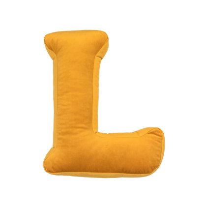 BETTY’S HOME Sametové písmeno Yellow L