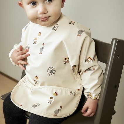 NUUROO Luna Bryndák s rukávy Creme/Circus