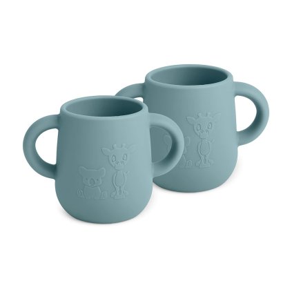 NUUROO Abiola Silikonový hrneček 2 ks Lead