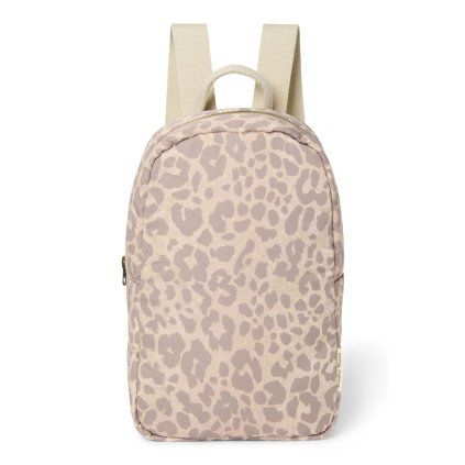 STUDIO NOOS Dětský batůžek Mini Puffy Cream Leopard