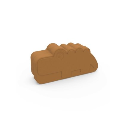 DONE BY DEER Obědový box Croco Hořčicový