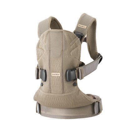 BABYBJÖRN Ergonomické nosítko ONE Grey beige 3D Mesh