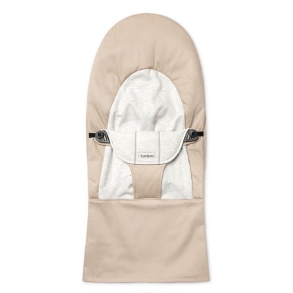 BABYBJÖRN Potah na lehátko Soft Beige/Grey cotton Jersey