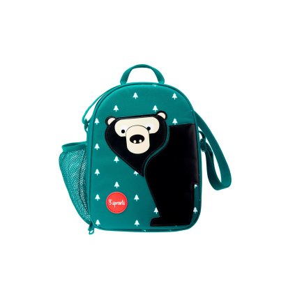 3 SPROUTS Taška na svačinu Bear Black Teal