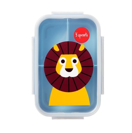 3 SPROUTS Krabička na jídlo Bento Lion Blue