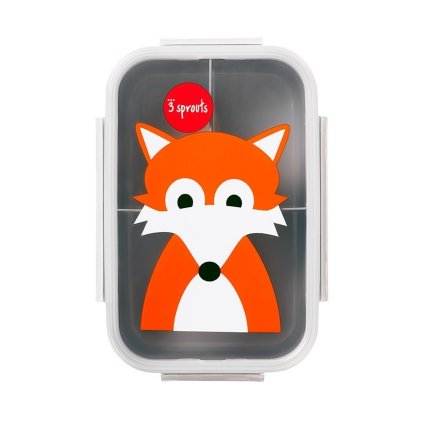 3 SPROUTS Krabička na jídlo Bento Fox Gray