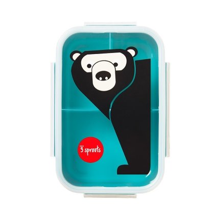 3 SPROUTS Krabička na jídlo Bento Bear Teal