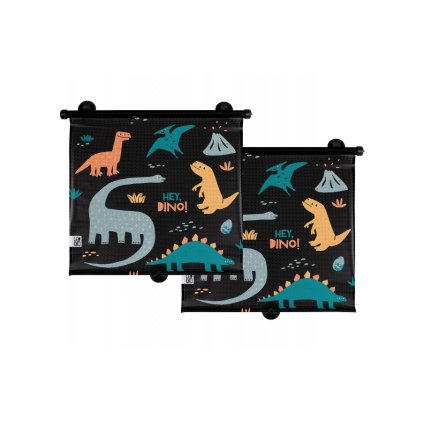 LEOKID Sluneční clony do auta 2 ks Hey Dino