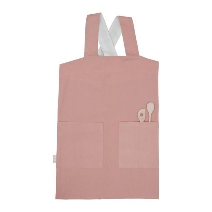 FABELAB Kuchyňská zástěra Old Rose