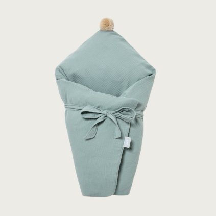 MIMICONCEPT Zavinovačka péřová Mint green