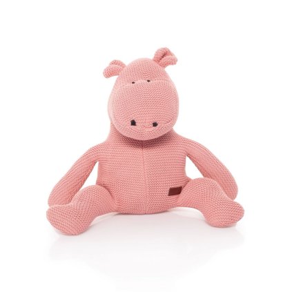 ZOPA Pletená hračka Hroch Pink