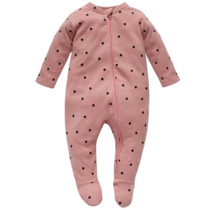 PINOKIO Tres Bien Overal na zip Pink Dots