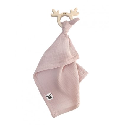 MALOMI KIDS Kousátko/muchláček Dusty Pink