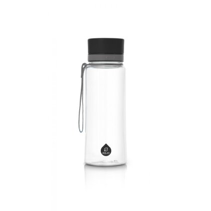 EQUA Plastová láhev Plain Black 600 ml