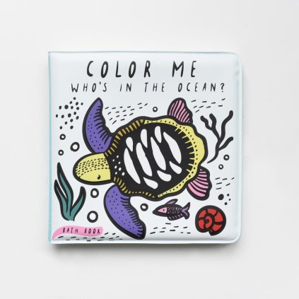 WEE GALLERY Knížka vodní malování Color Me Ocean