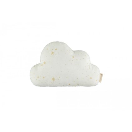 NOBODINOZ Cloud Polštářek Gold Stella/White