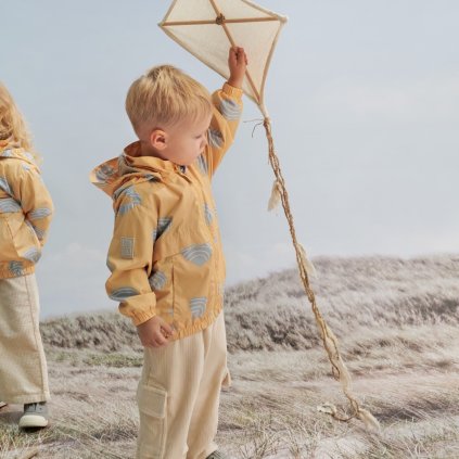 LEOKID Větrovka Shells Sandy Corn