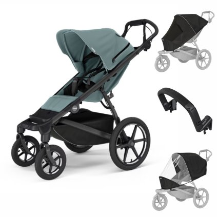 THULE Urban Glide 4-wheel Mid Blue + příslušenství