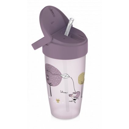 LOVI Můj hrníček se slámkou Active 350 ml Lovely holka