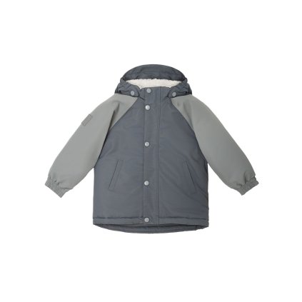 LEOKID Zimní bunda Color Block Fjord Gray