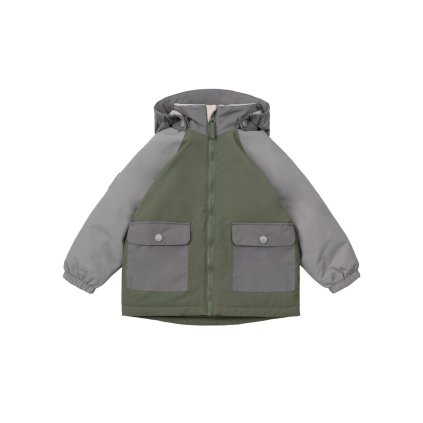 LEOKID Přechodová bunda Green Gray