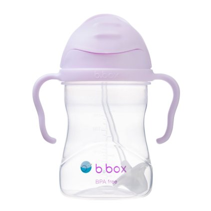 B.BOX Hrneček s brčkem Gelato ostružina