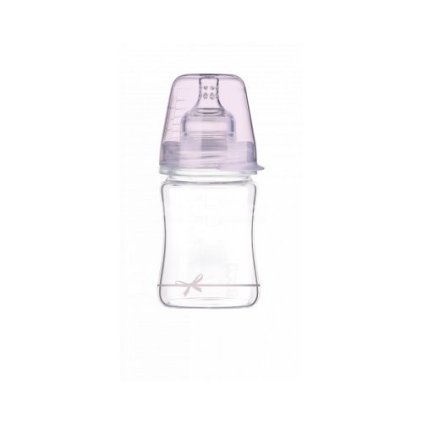 LOVI Láhev skleněná Baby shower 150 ml holka